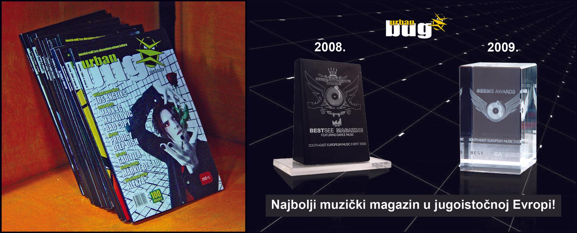 Urban BUG najbolji magazin jugoistočne Evrope posvećen elektronskoj muzici! 2008/2009