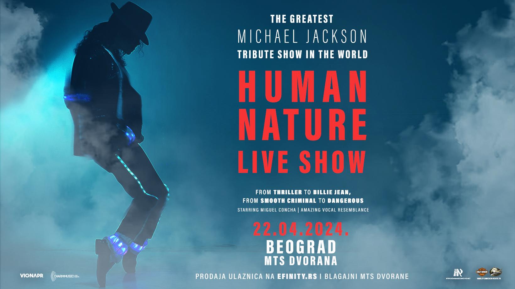 Flajer za Human Nature Live Show