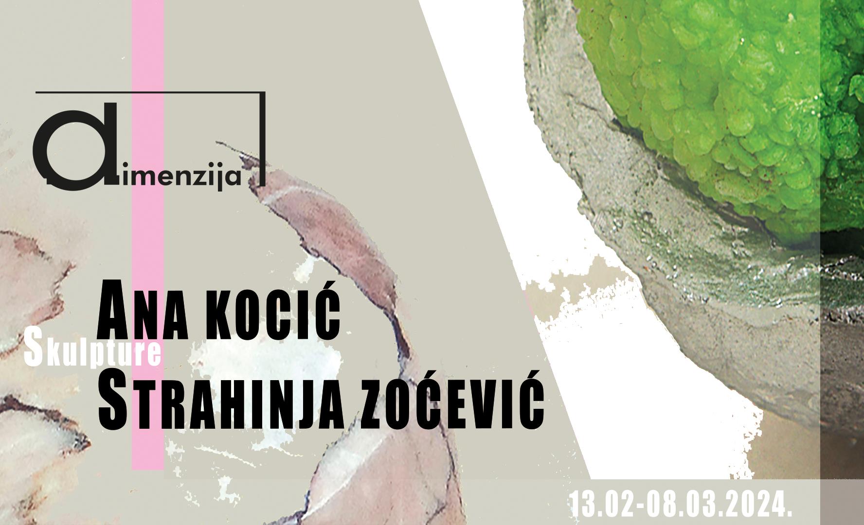 Flajer za Skulpture by Strahinja Zoćević i Ana Kocić