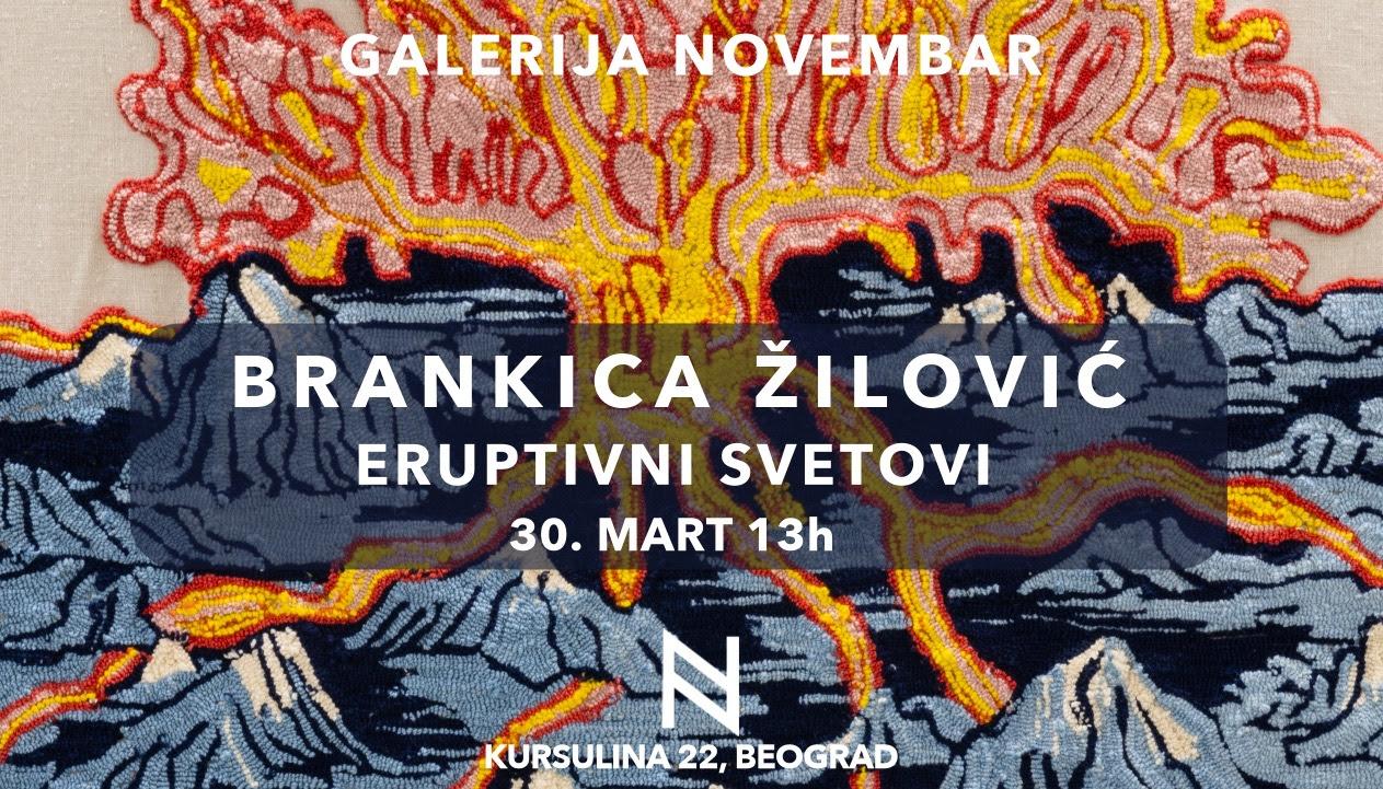 Flajer za Eruptivni svetovi :: Brankica Žilović