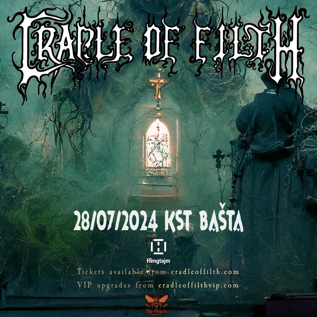 Flajer za Cradle of Filth (UK)