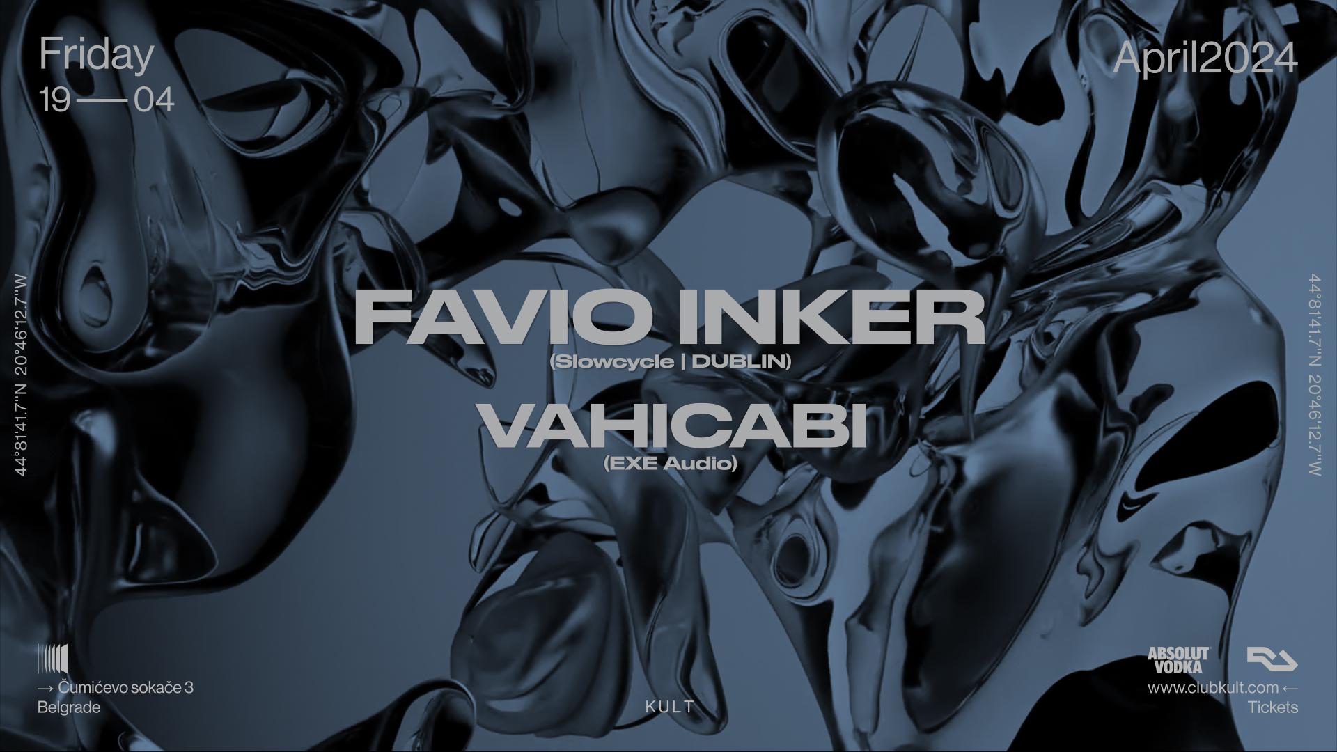 Flajer za Favio Inker (ARG) & Vahicabi