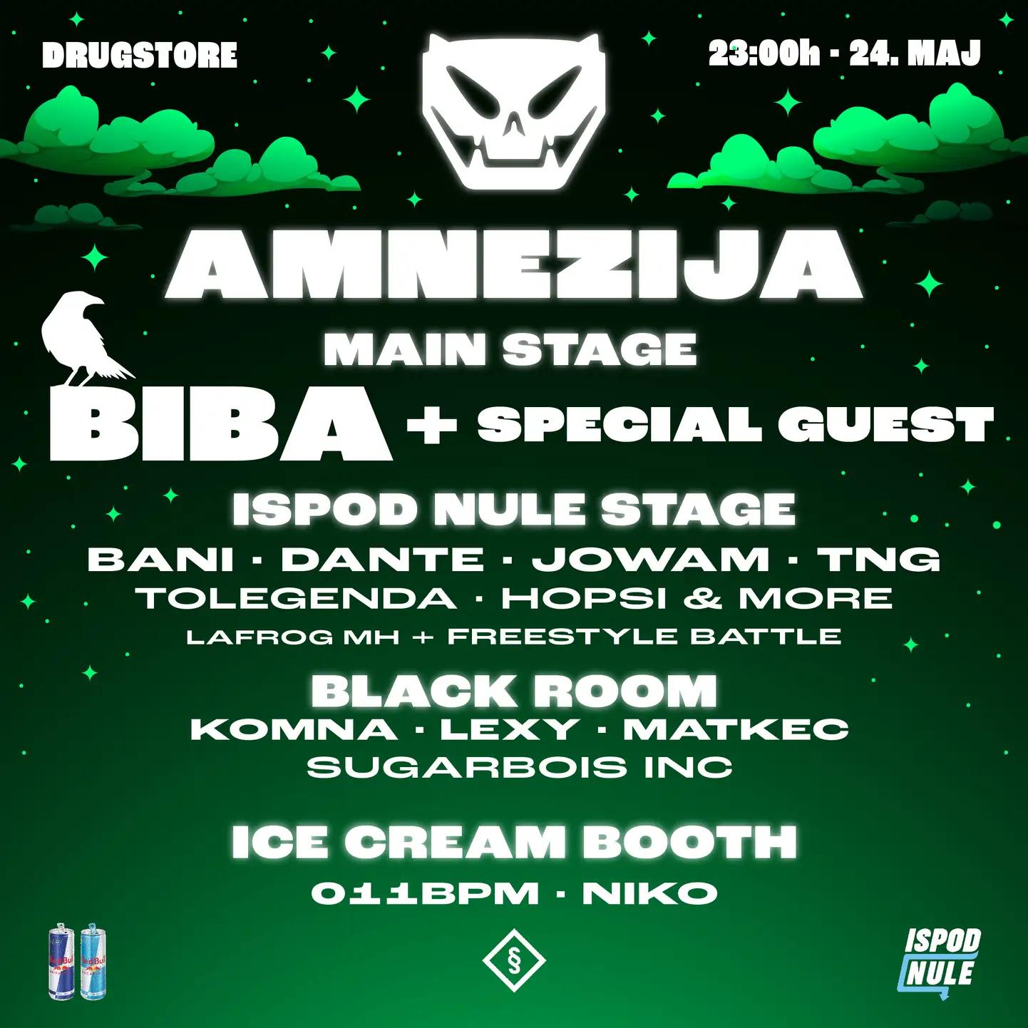 Slika za Amnezija :: Biba + Special Guest