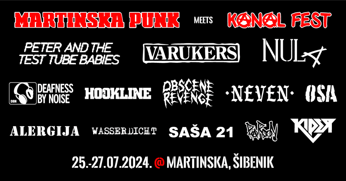 Flajer za Martinska Punk meets Kanal Fest