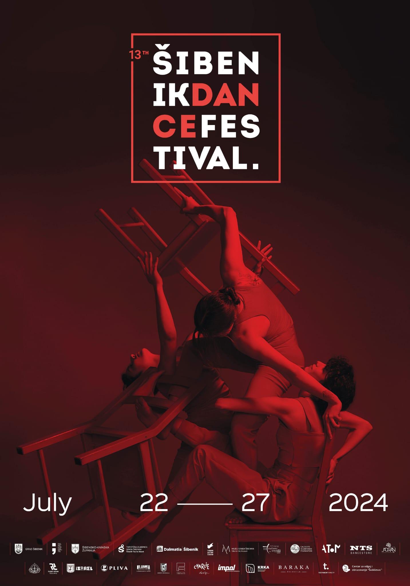 Flajer za Šibenik Dance Festival 2024