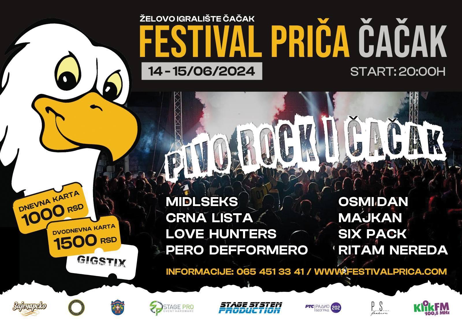Flajer za Festival PRIČA 2024