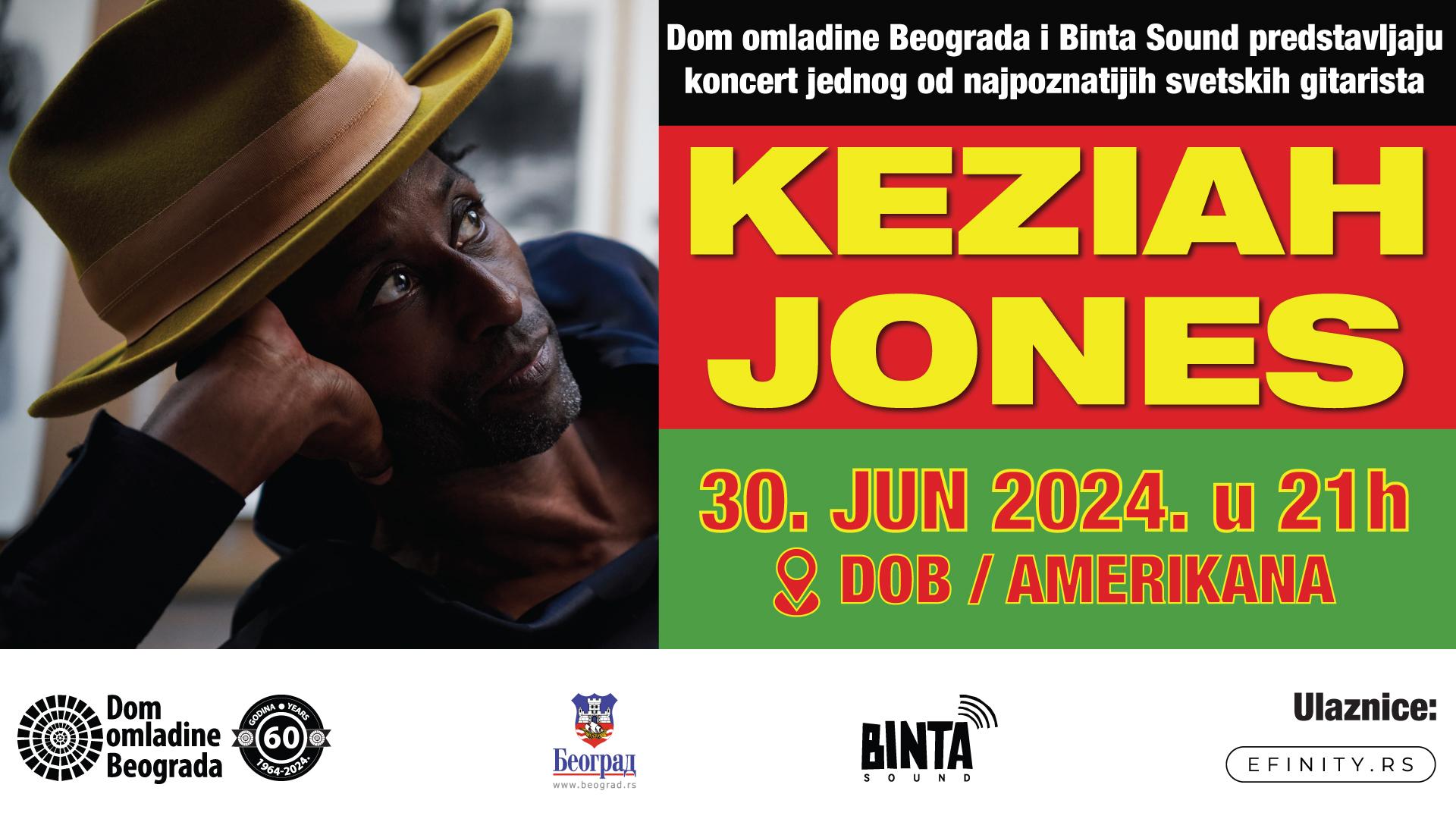 Flajer za Keziah Jones (NGA)