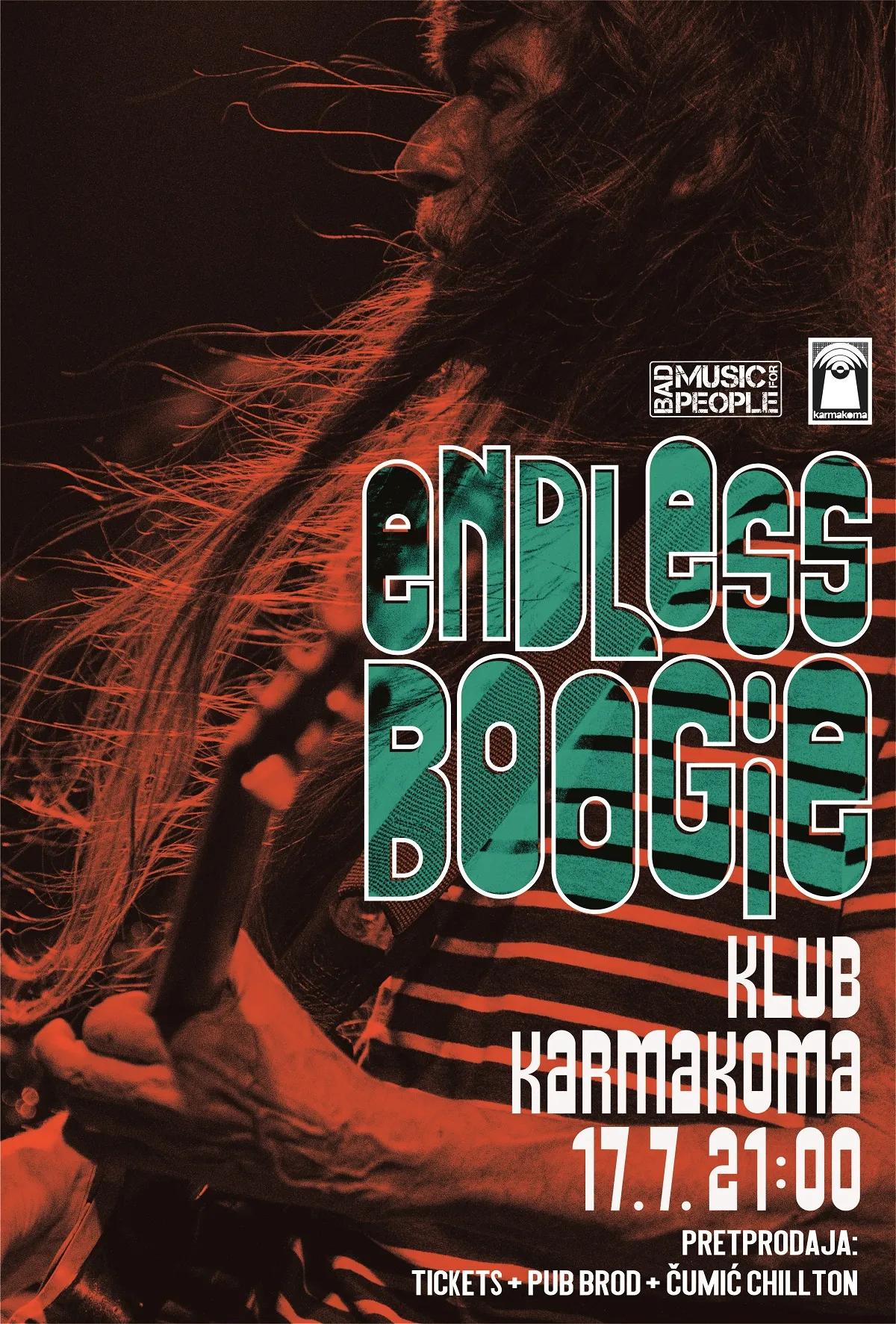 Flajer za Endless Boogie (USA)