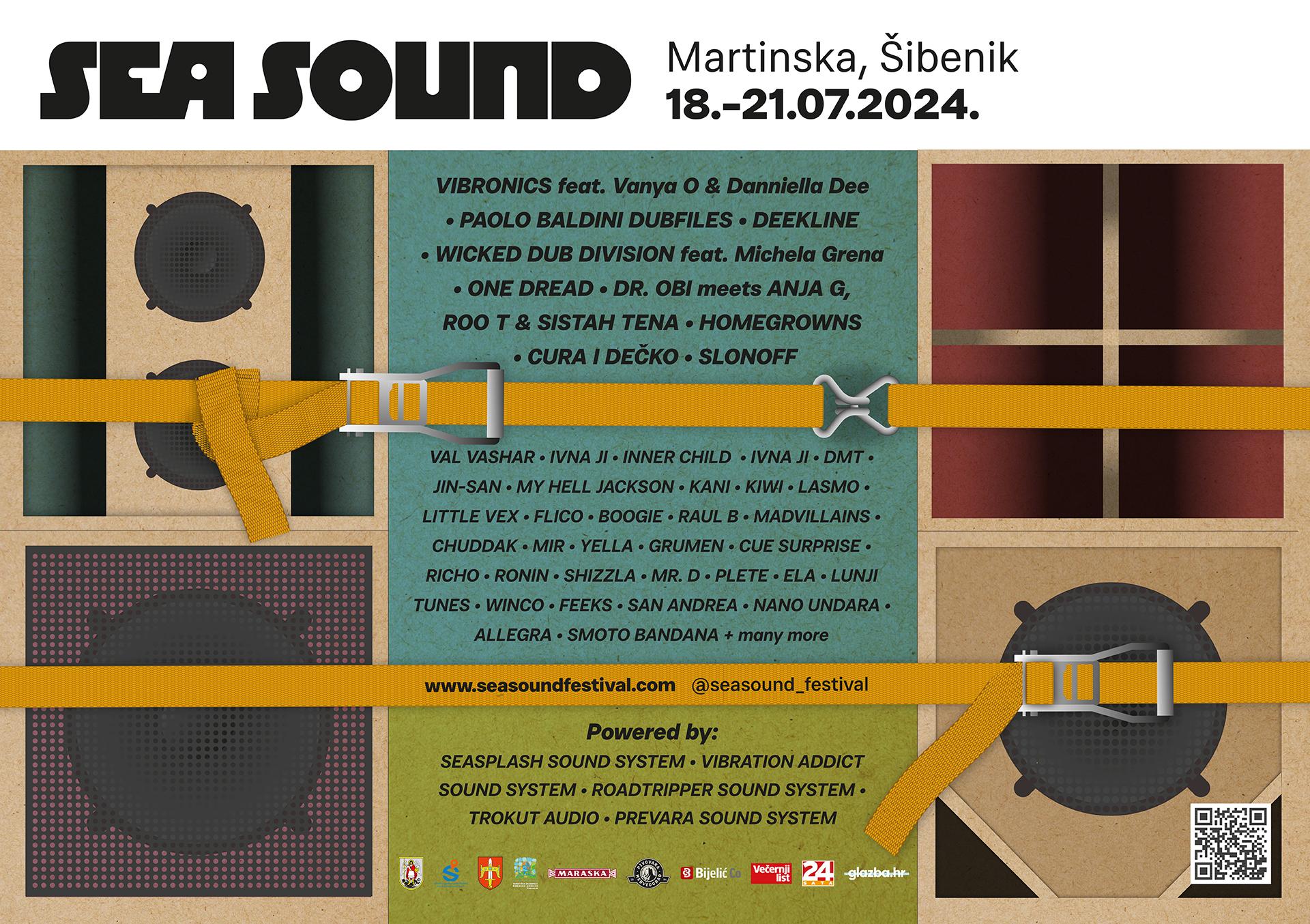 Flajer za Sea Sound Festival 2024