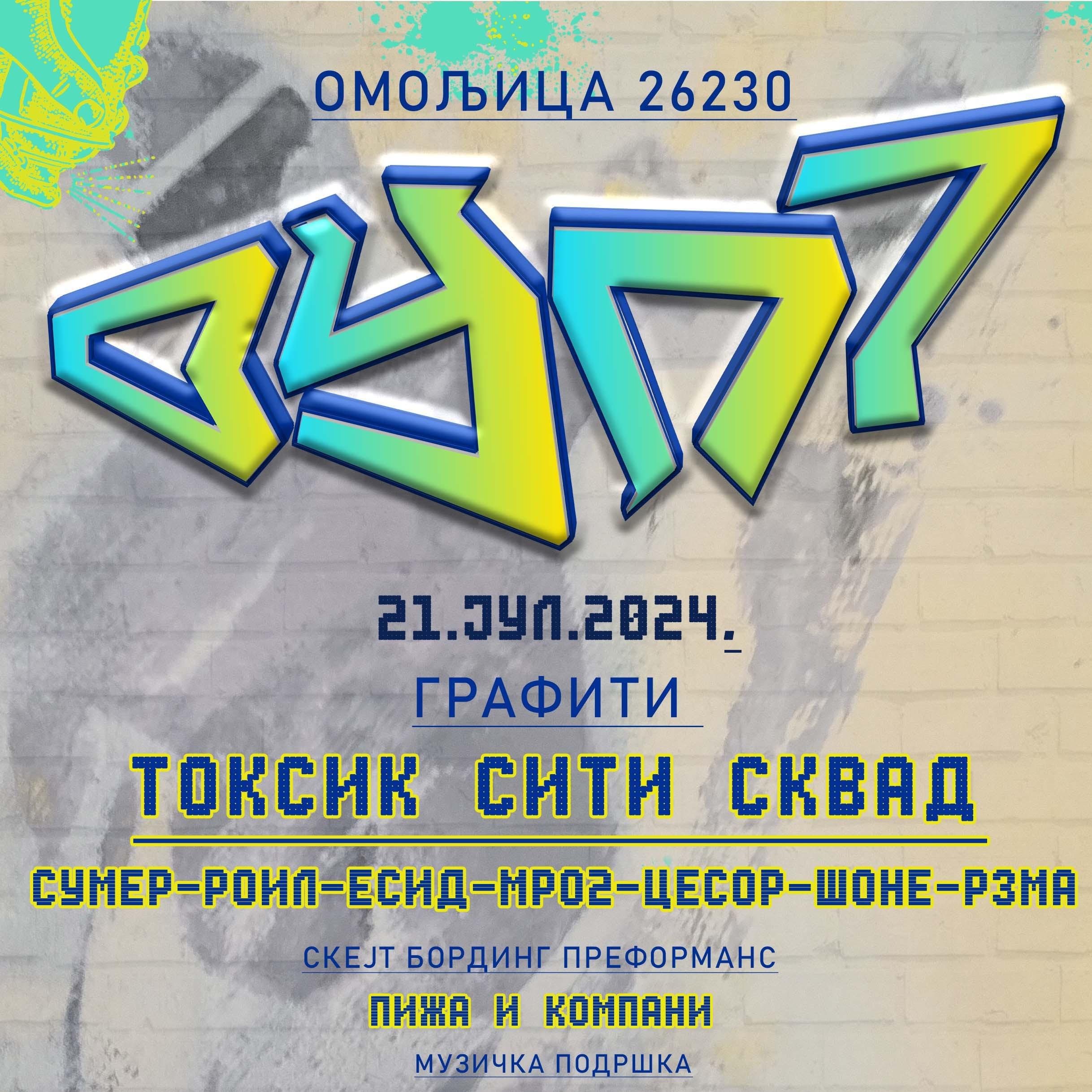 Slika za OUP7 vol1: Grafiti i street art festival