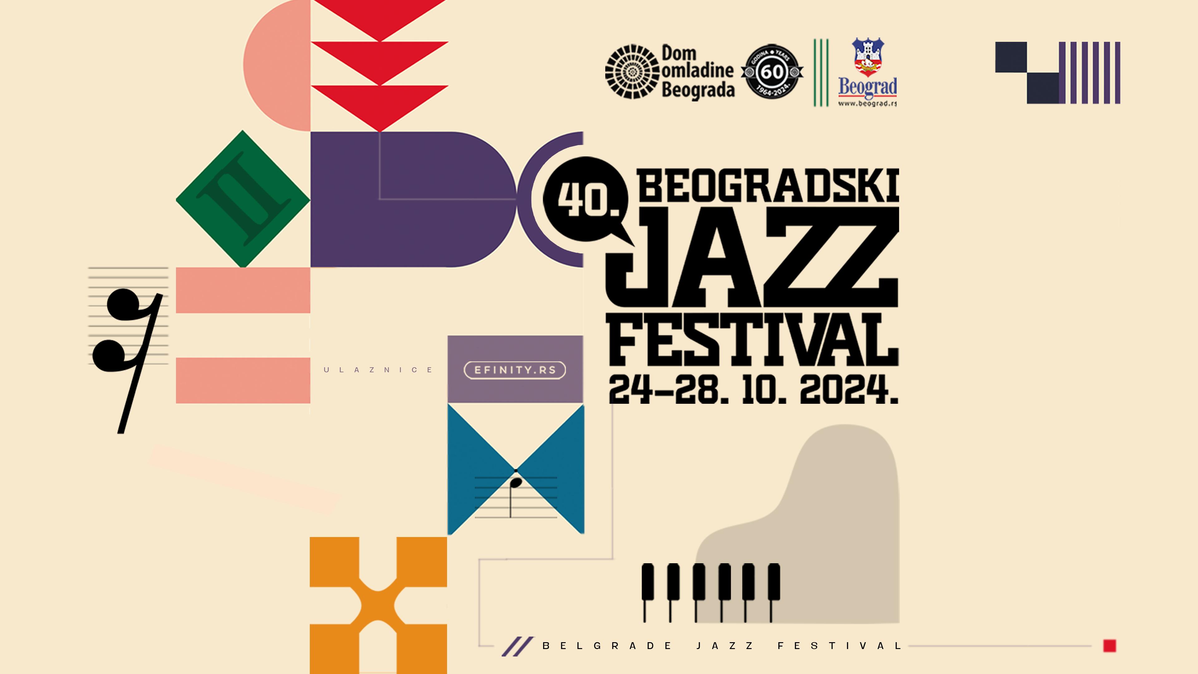 Flajer za 40. Beogradski džez festival: Bil Frisel