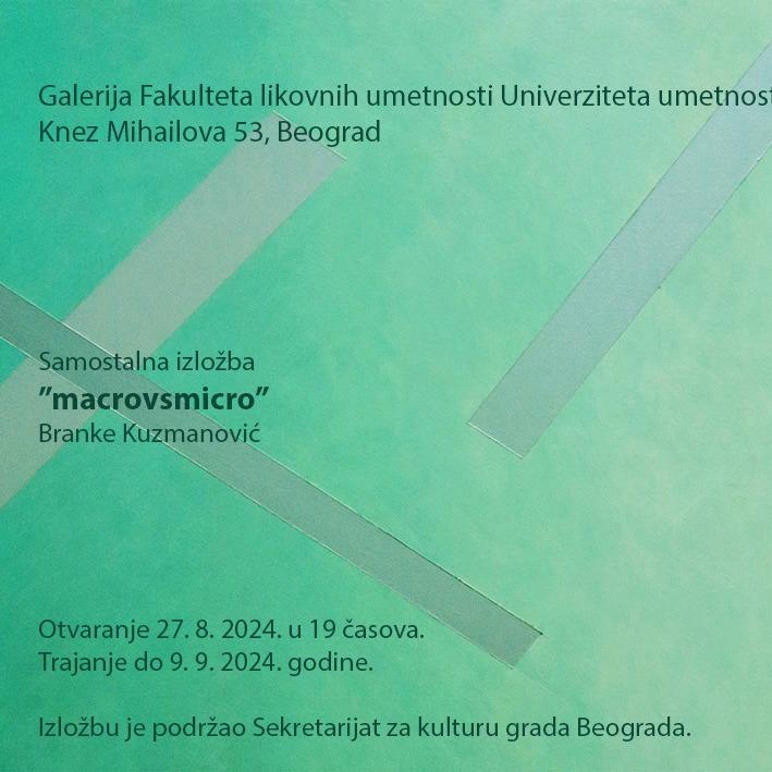 Slika za macrovsmicro: Branka Kuzmanović