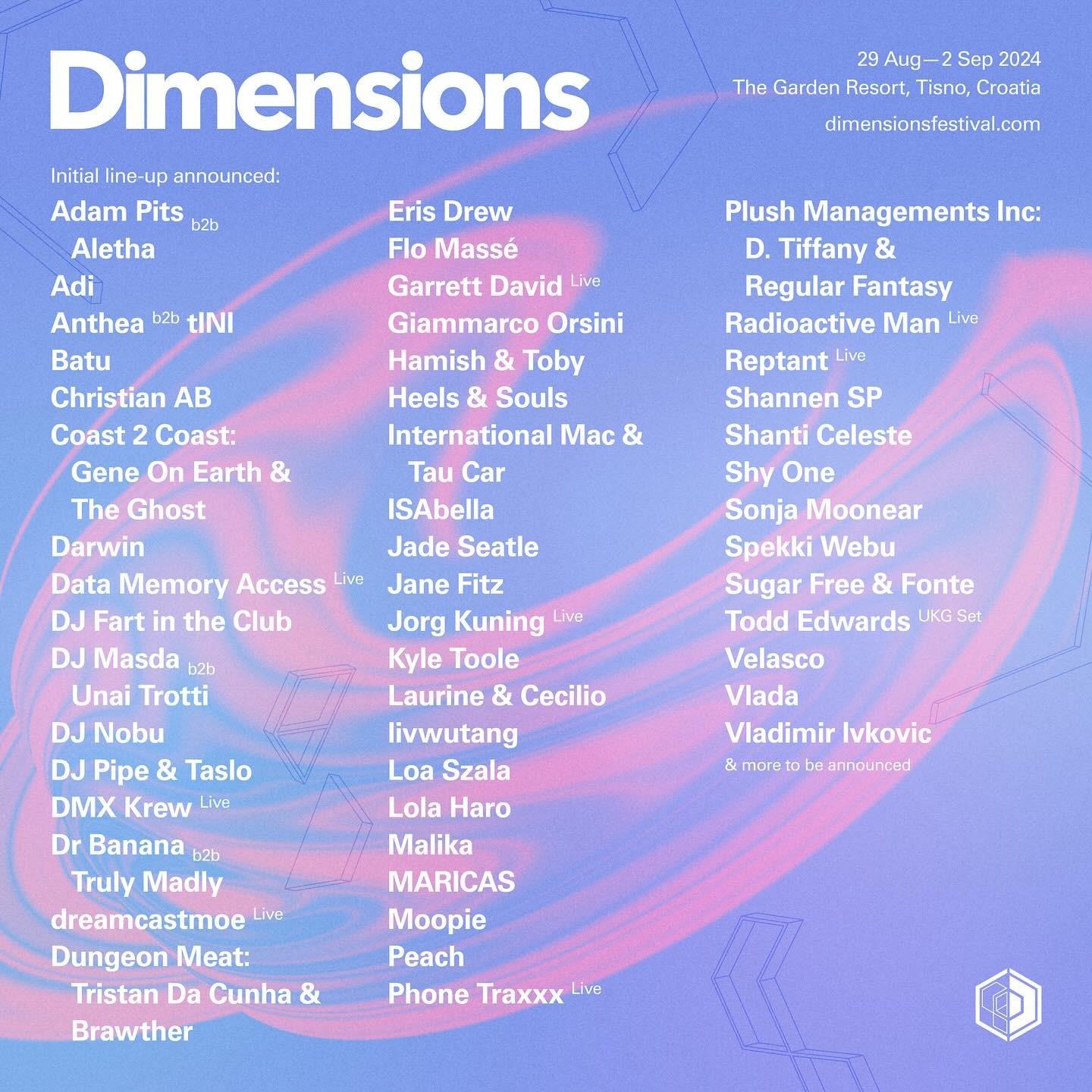 Slika za Dimensions Festival 2024