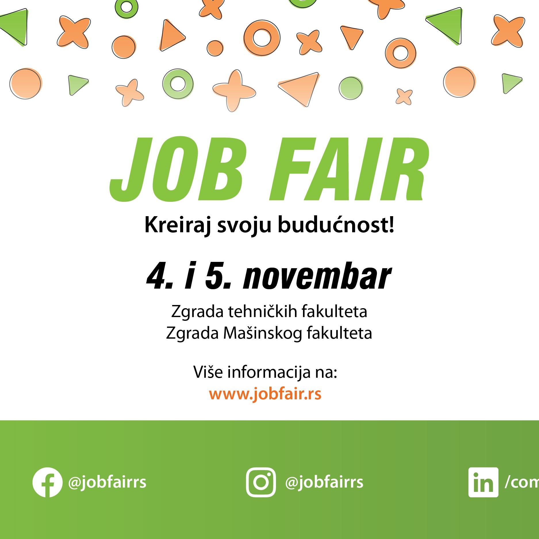 Slika za JobFair – Kreiraj svoju budućnost!