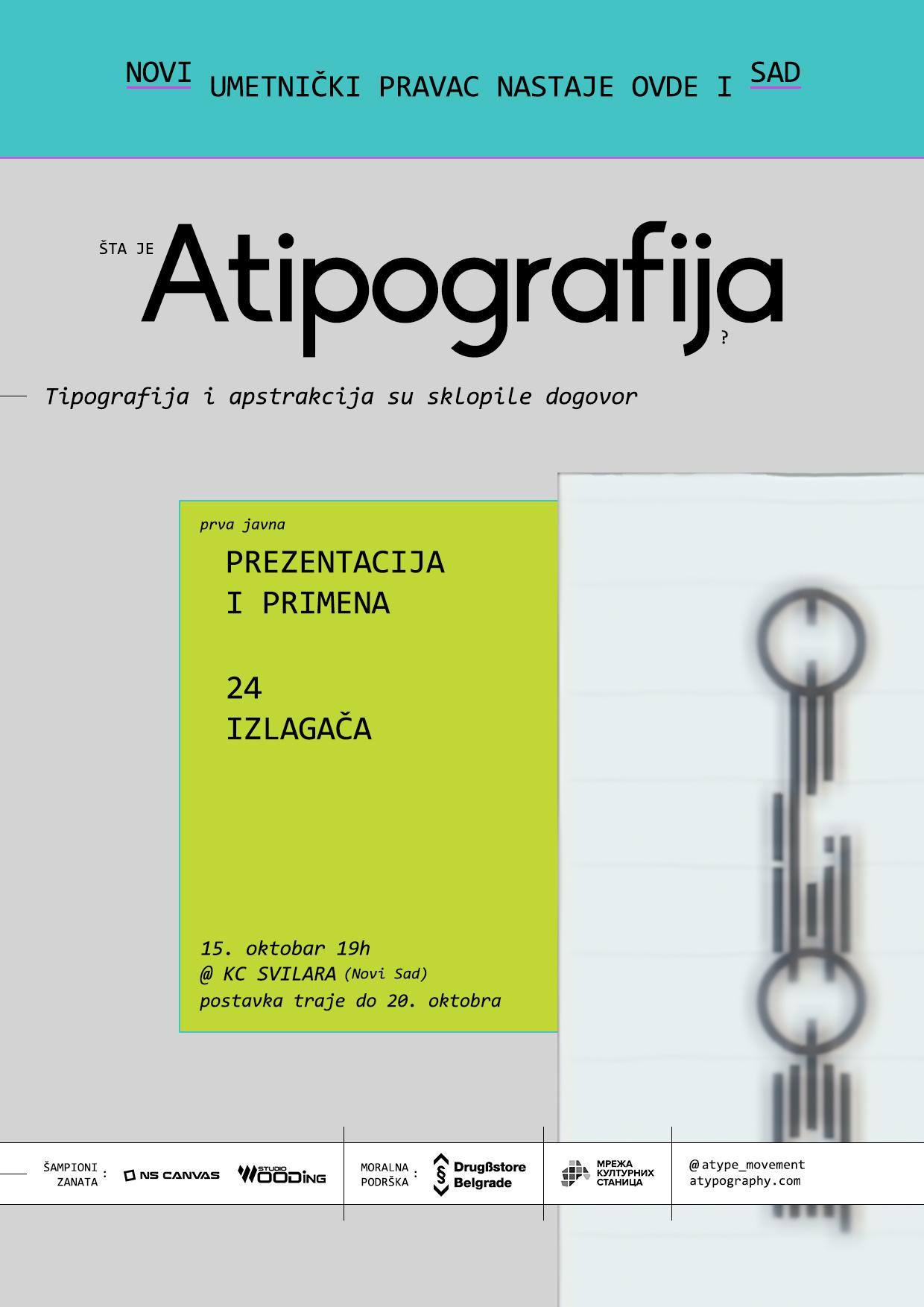 Flajer za Atipografija