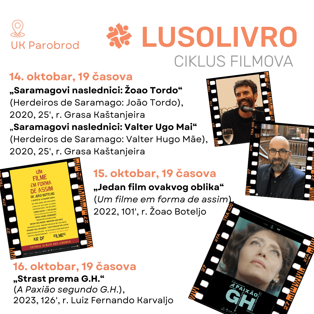 Flajer za LusoLivro: Ciklus filmova