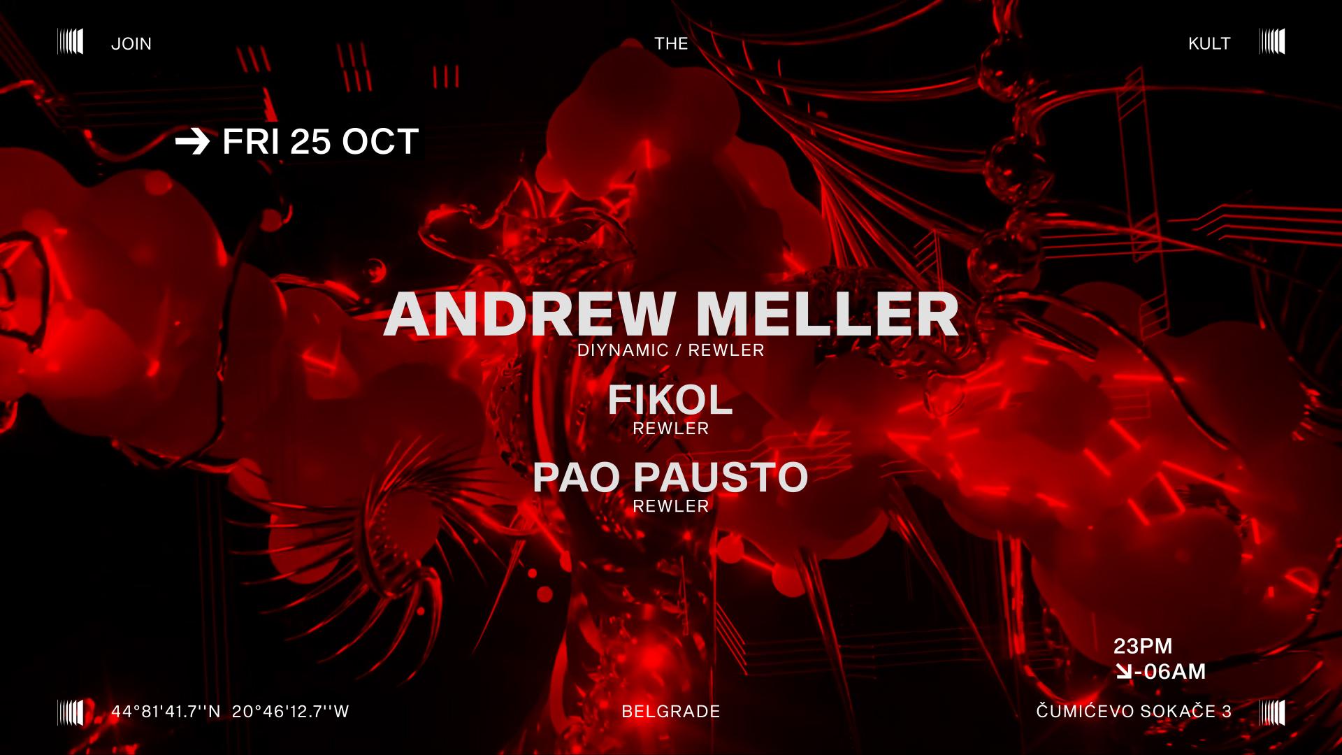 Flajer za Andrew Meller