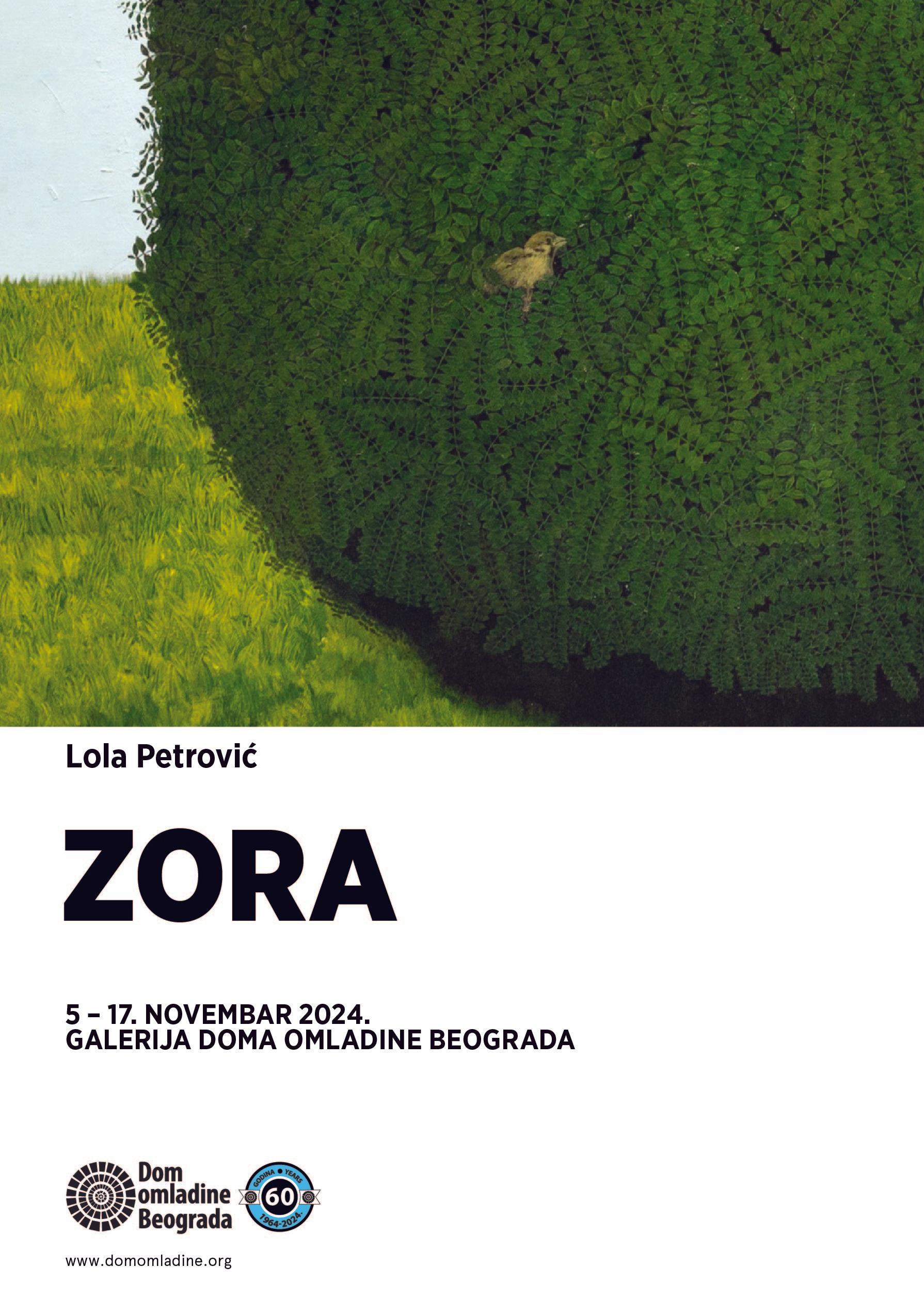 Flajer za Zora: Lola Petrović