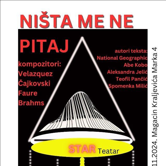 Slika za Predstava "Ništa me ne pitaj"