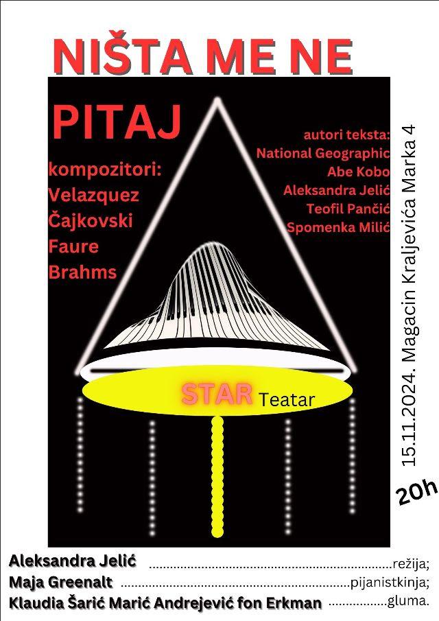Slika za Predstava "Ništa me ne pitaj"