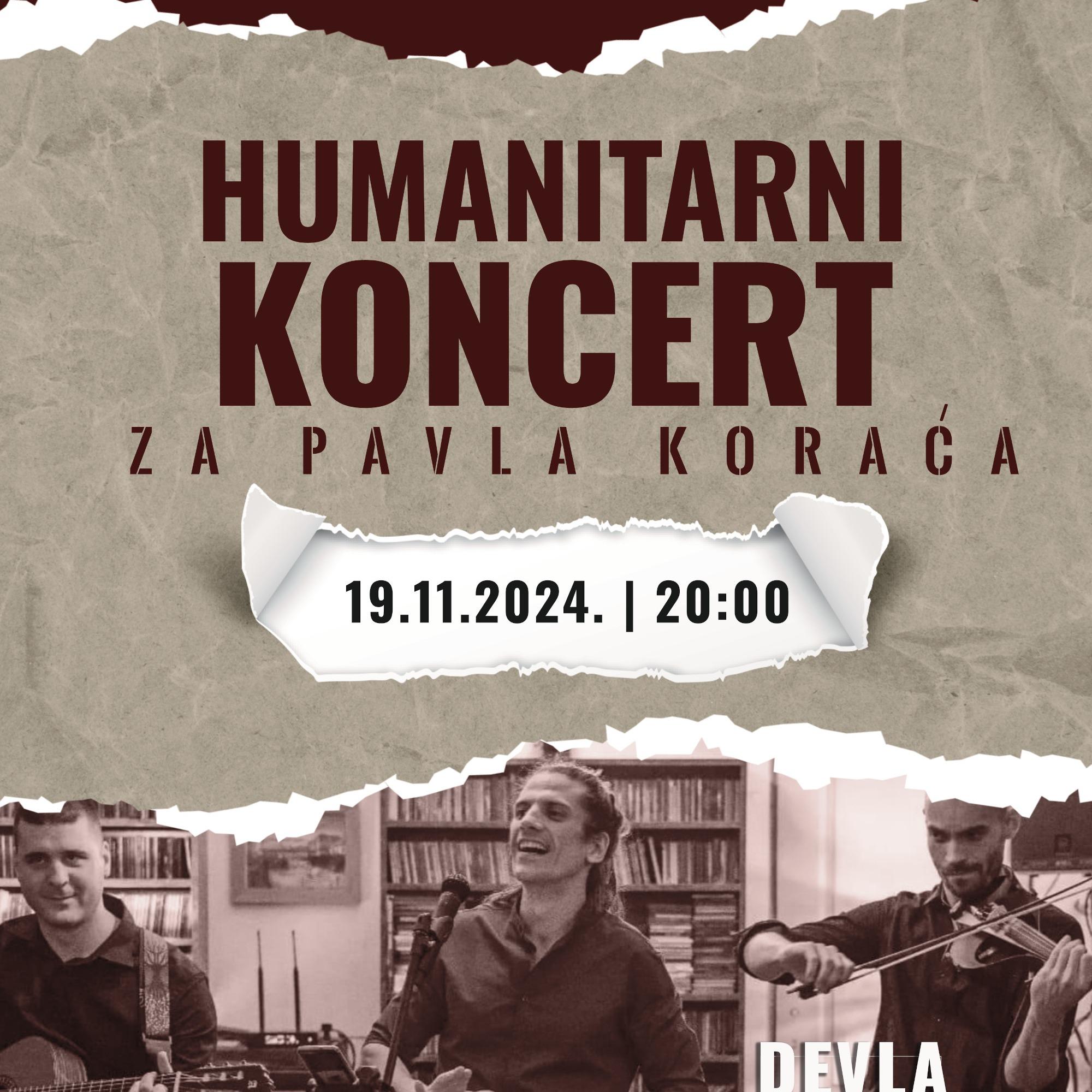 Slika za Humanitarni koncert za Pavla Koraća