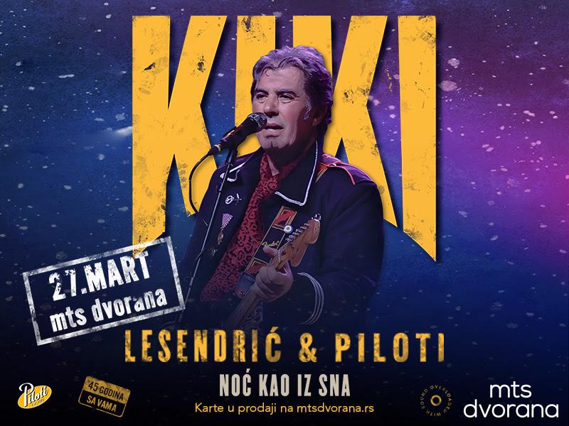 Flajer za Kiki Lesendrić i Piloti