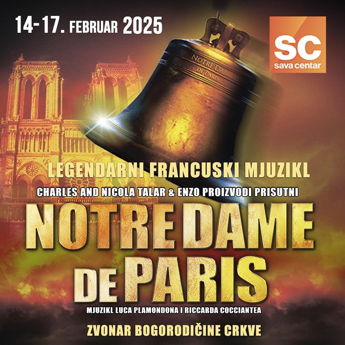 Flajer za Notre Dame de Paris / Zvonar Bogorodicine crkve