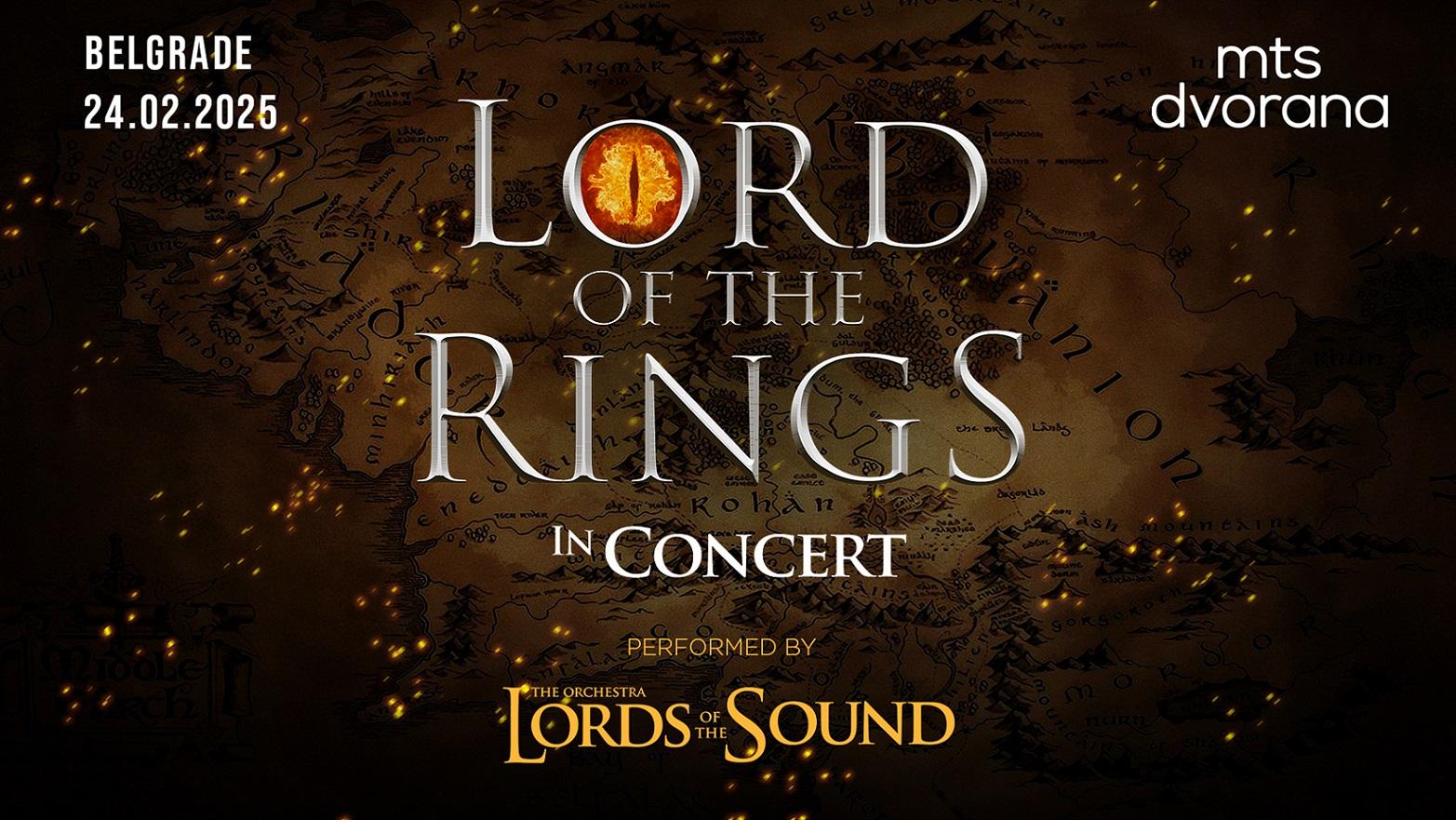Flajer za Lord of the Rings in concert