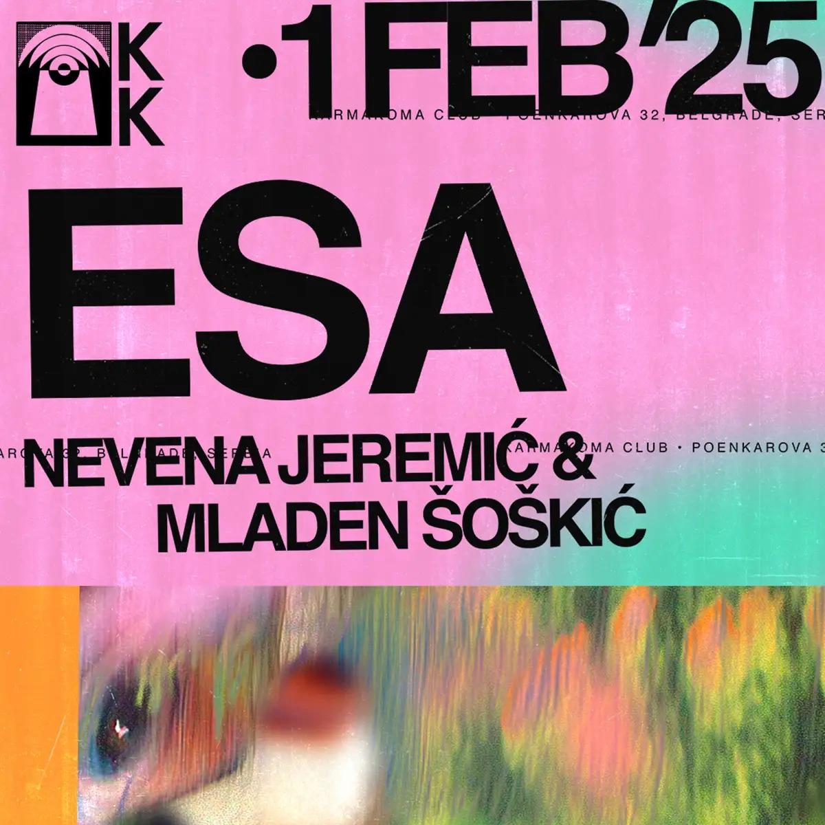 Slika za Esa (ZA), Nevena Jeremić, Mladen Šoškić