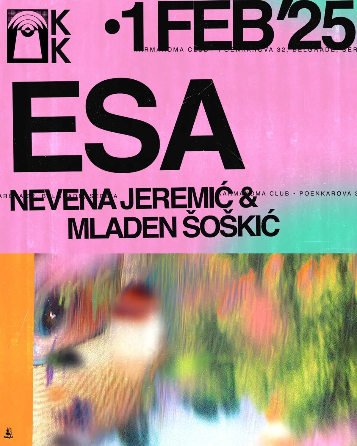 Slika za Esa (ZA), Nevena Jeremić, Mladen Šoškić