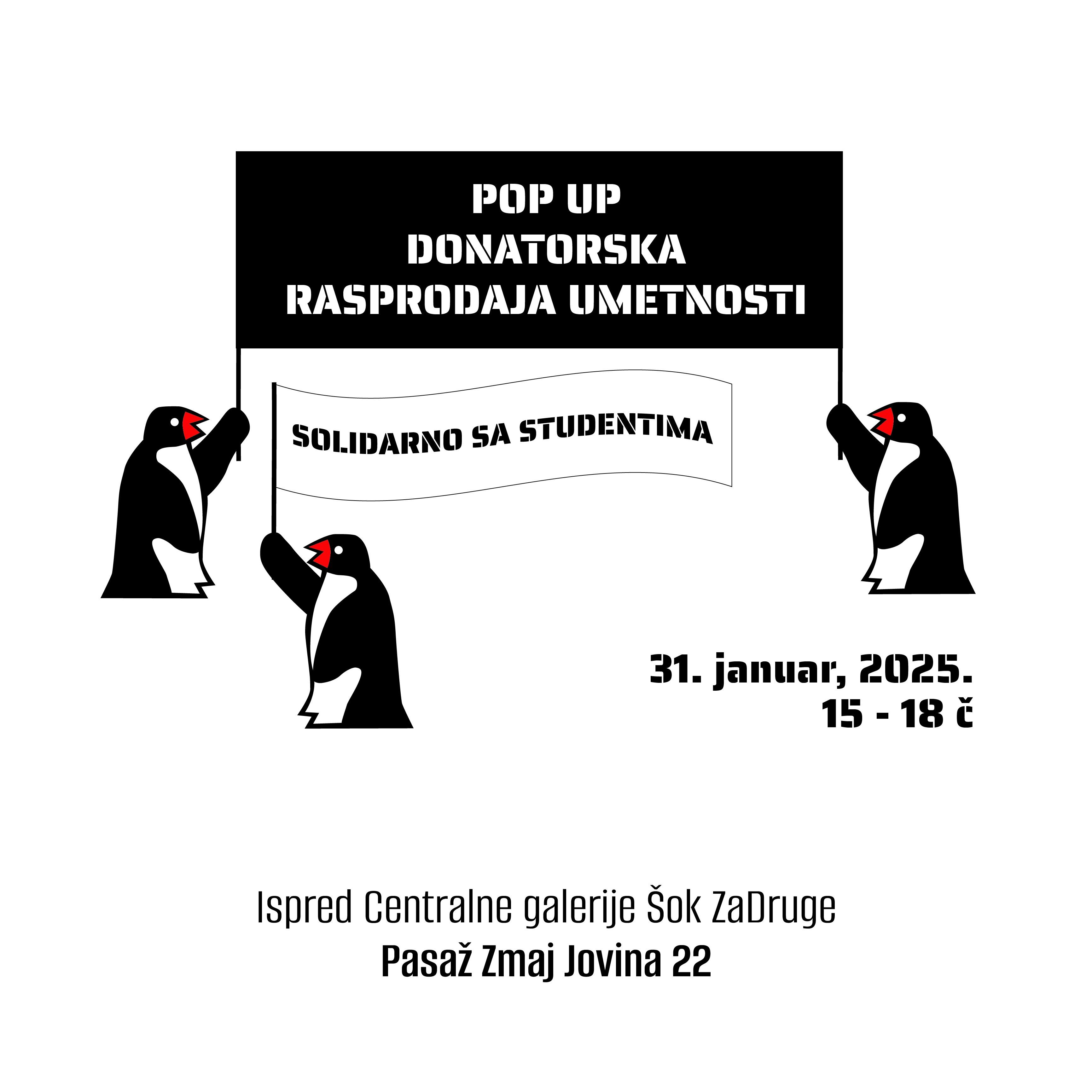 Slika za Pop-Up donatorska rasprodaja umetnosti