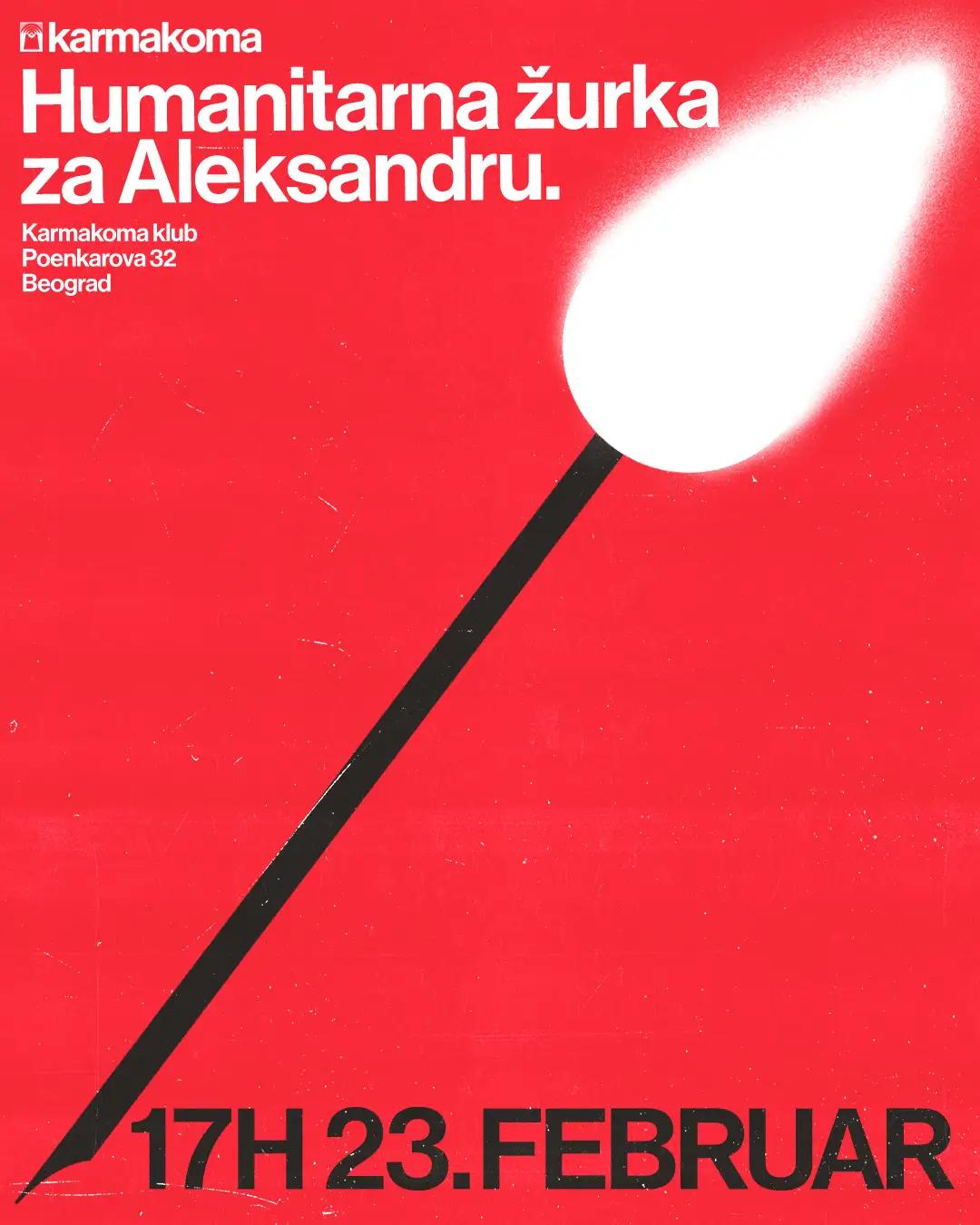 Slika za Humanitarna žurka za Aleksandru