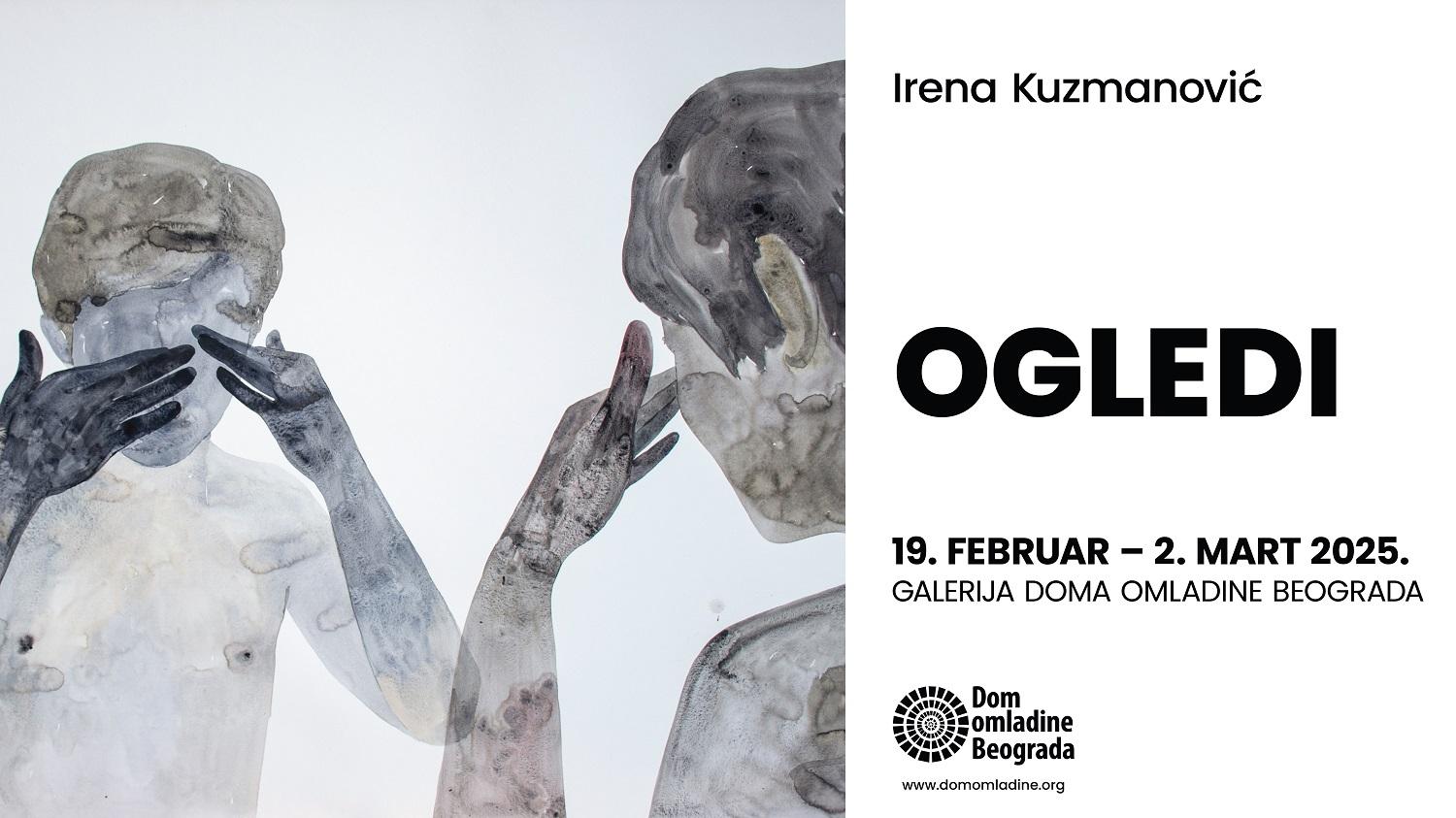 Flajer za Ogledi: Irena Kuzmanović