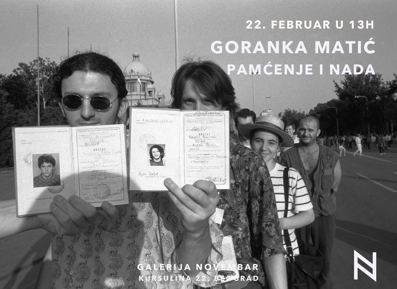 Slika za Pamćenje i nada: Goranka Matić