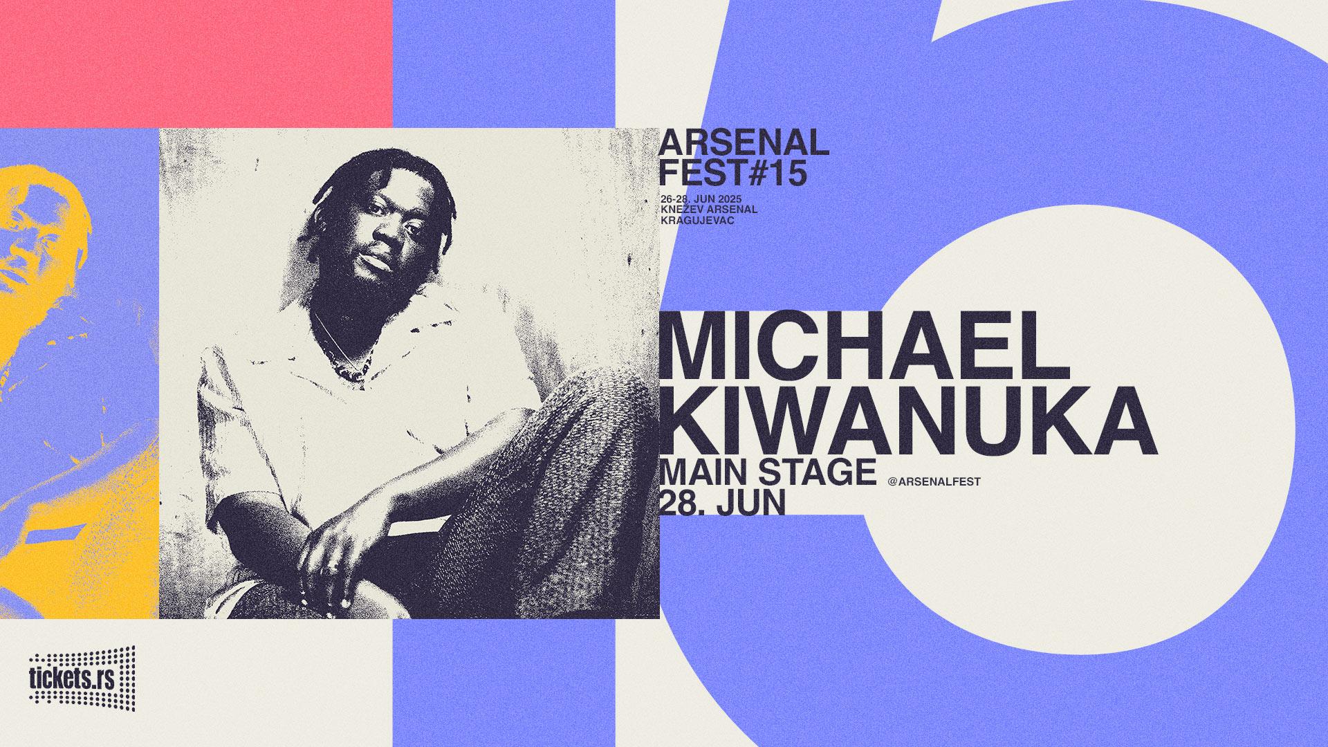 Flajer za Arsenal fest 2025: Michael Kiwanuka (UK)