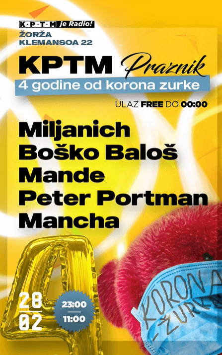 Slika za Praznik “4 godine od korona zurke”
