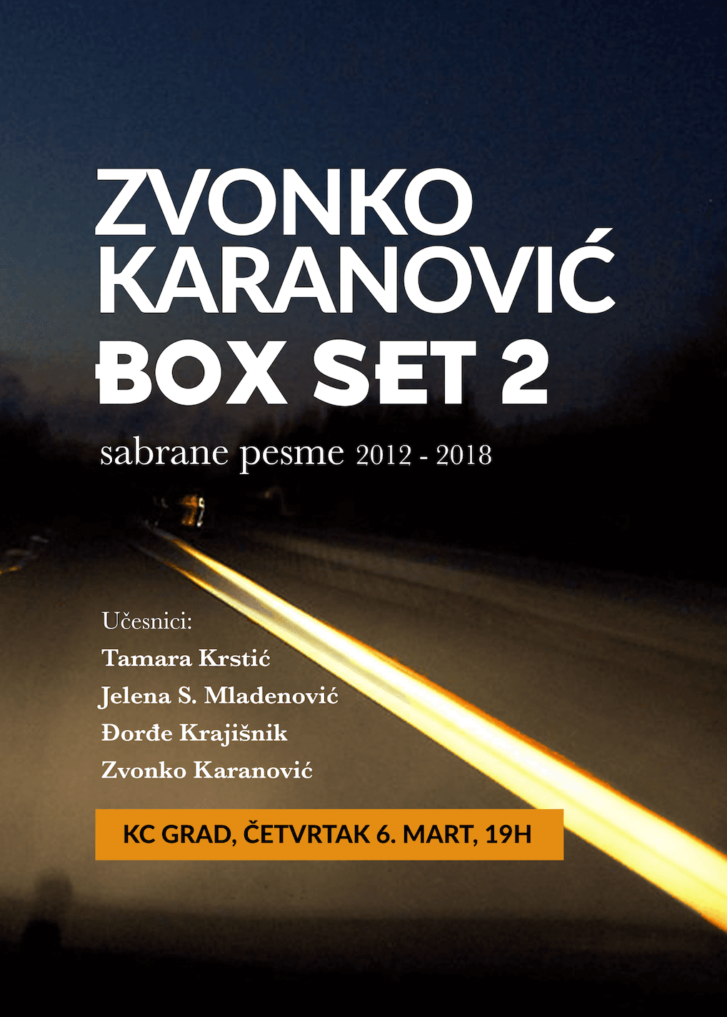 Flajer za Box Set 2: Zvonko Karanović