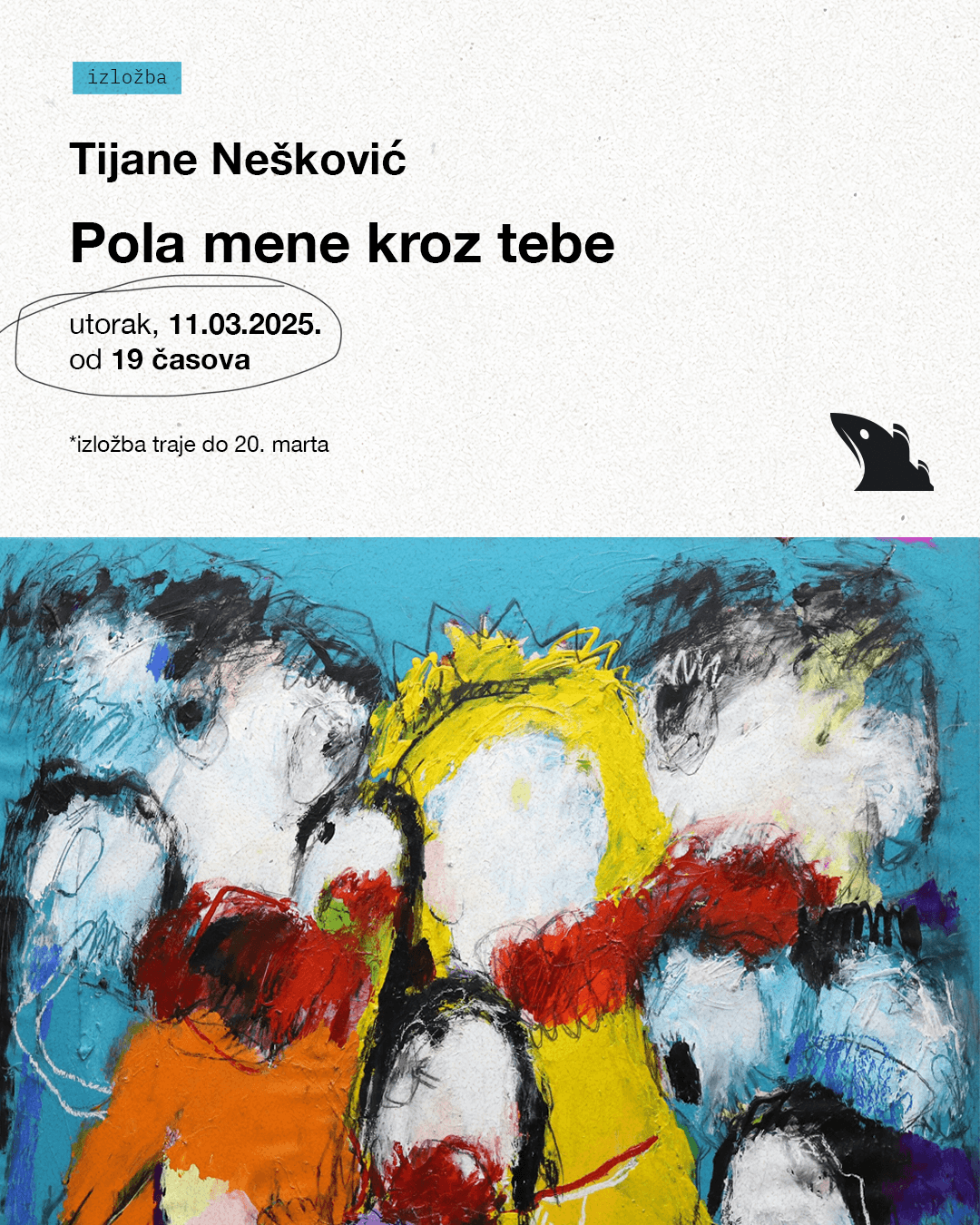 Flajer za Pola mene kroz tebe: Tijana Nešković