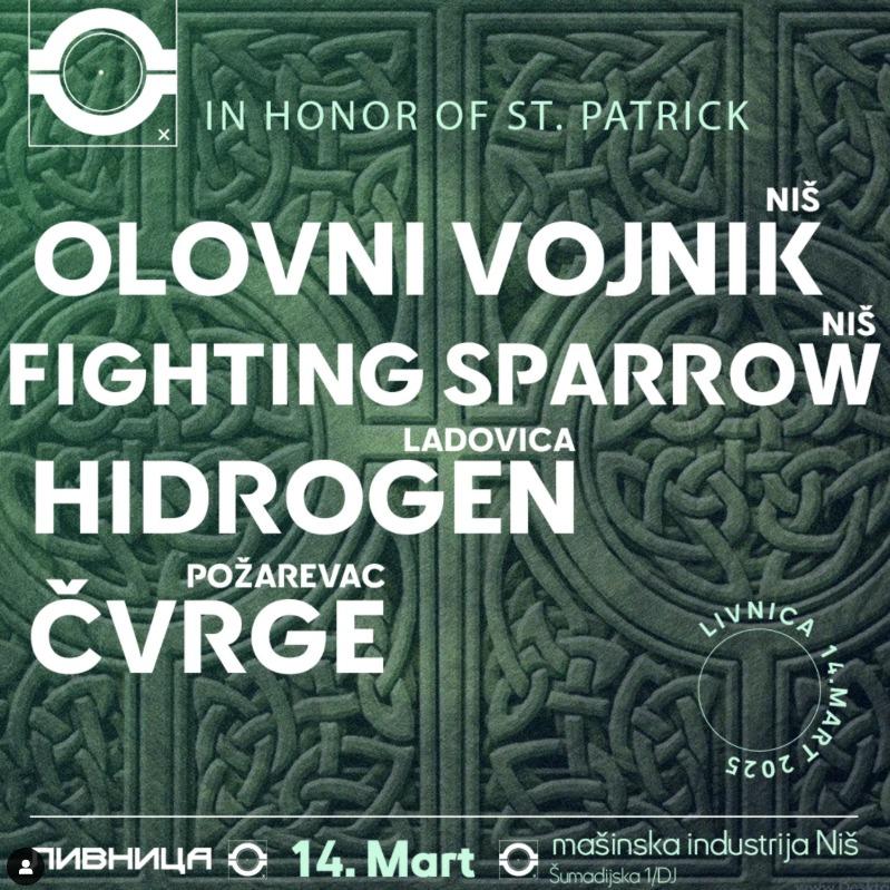 Olovni vojnik, Fighting Sparrow, Hidrogen, Čvrge