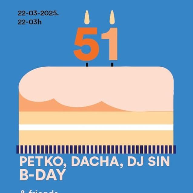 B-DAY: Petko, Dacha, DJ Sin & Friends