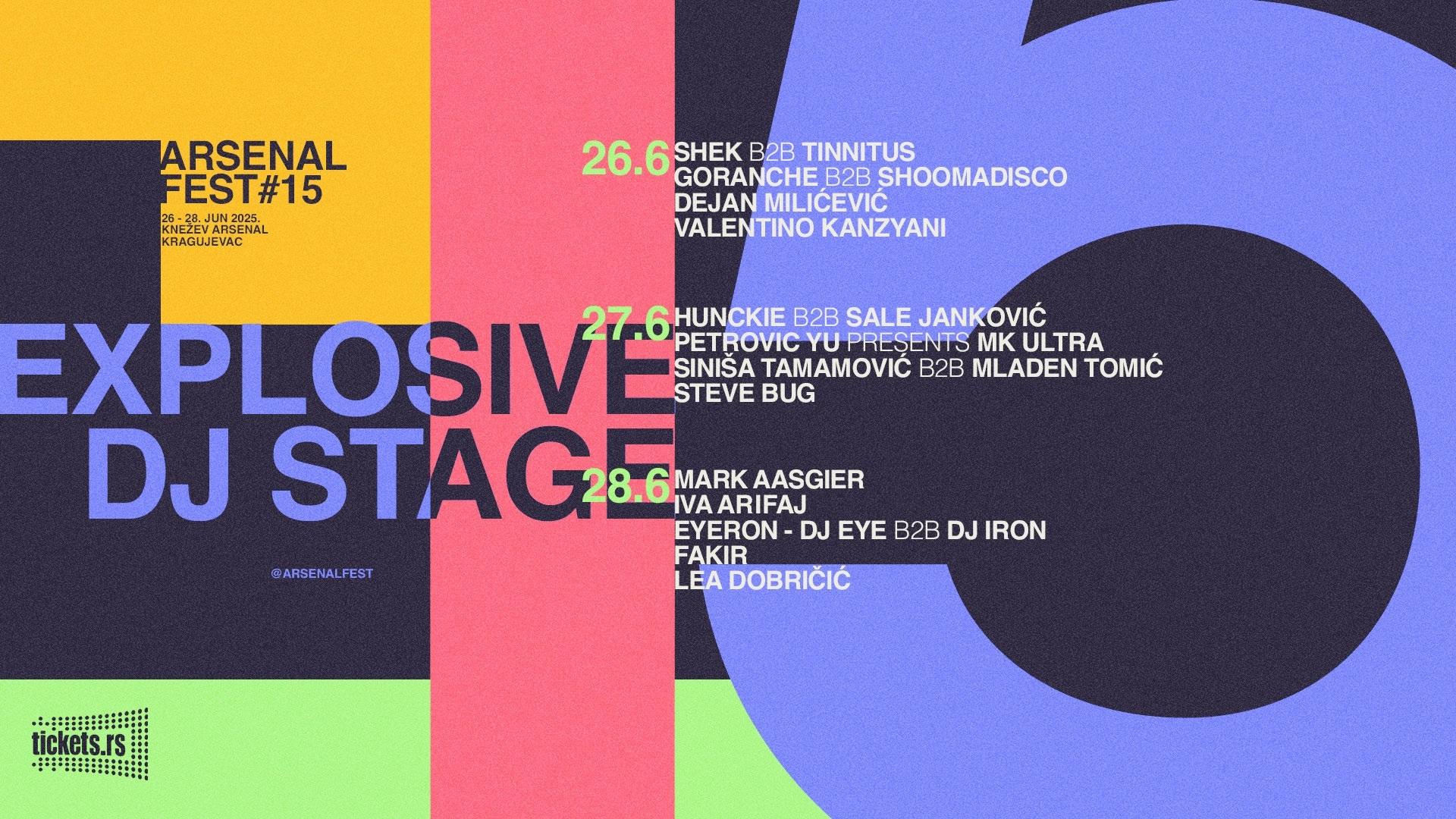 Slika za Arsenal Fest 2025: Explosive DJ stage