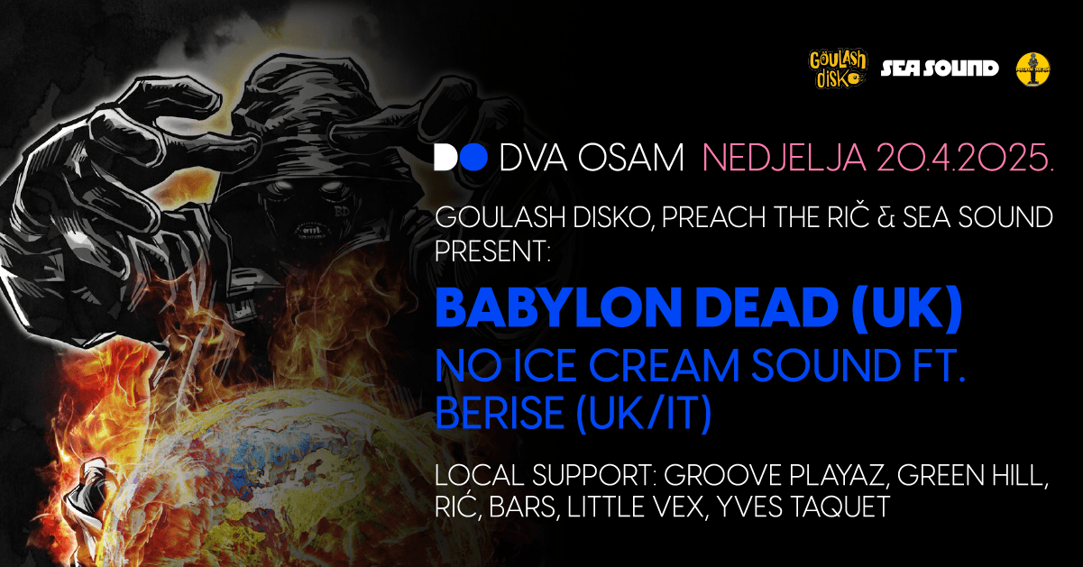 Flajer za Babylon Dead (UK)
