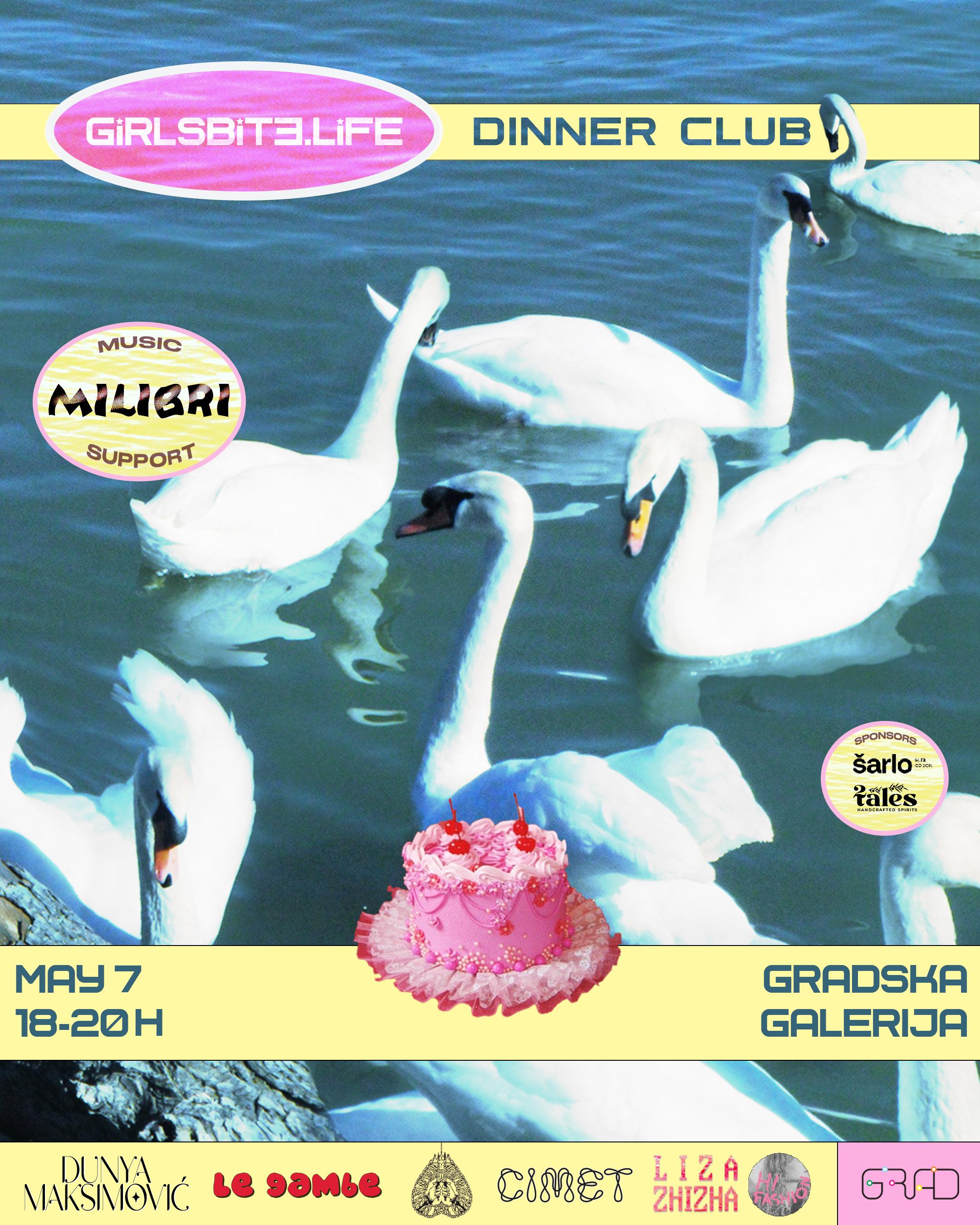 Flajer za Girlsbite.life – Dinner Club