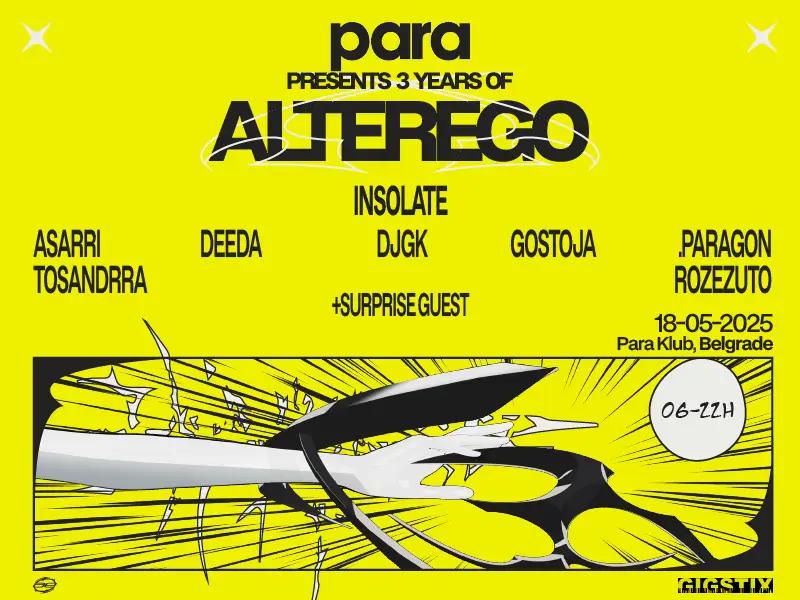 Slika za 3 YEARS OF ALTEREGO