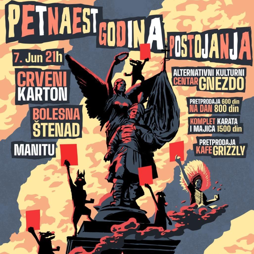 Slika za 15 godina Crvenog Kartona