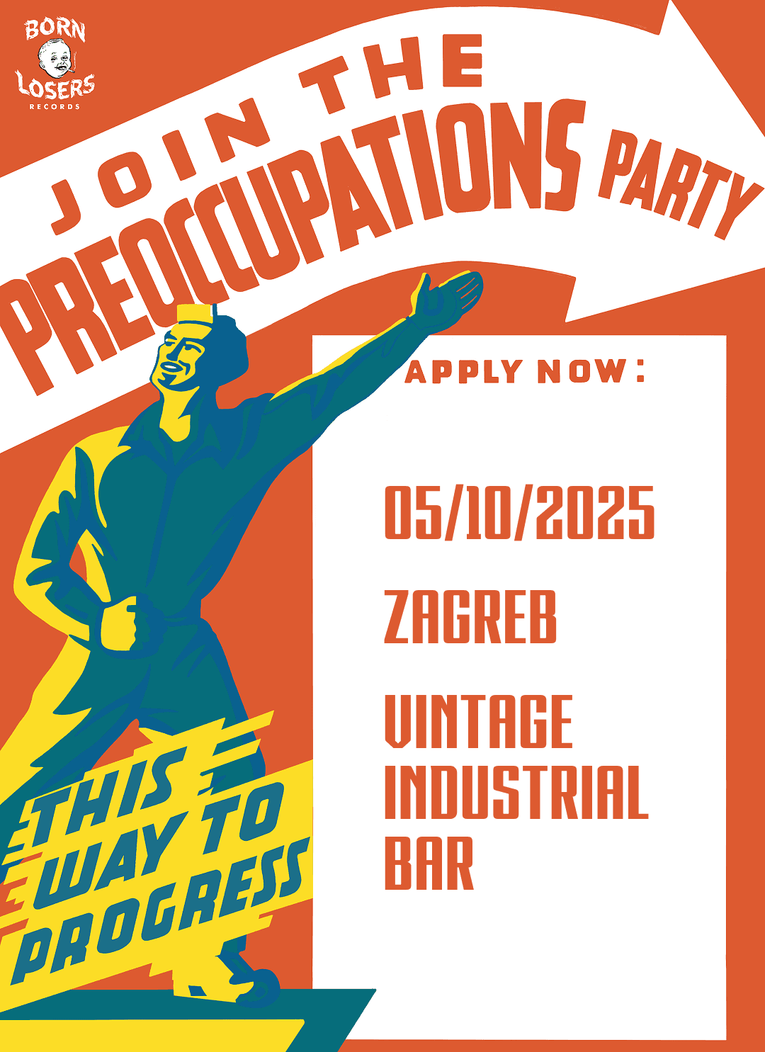 Flajer za Preoccupations (CAN)
