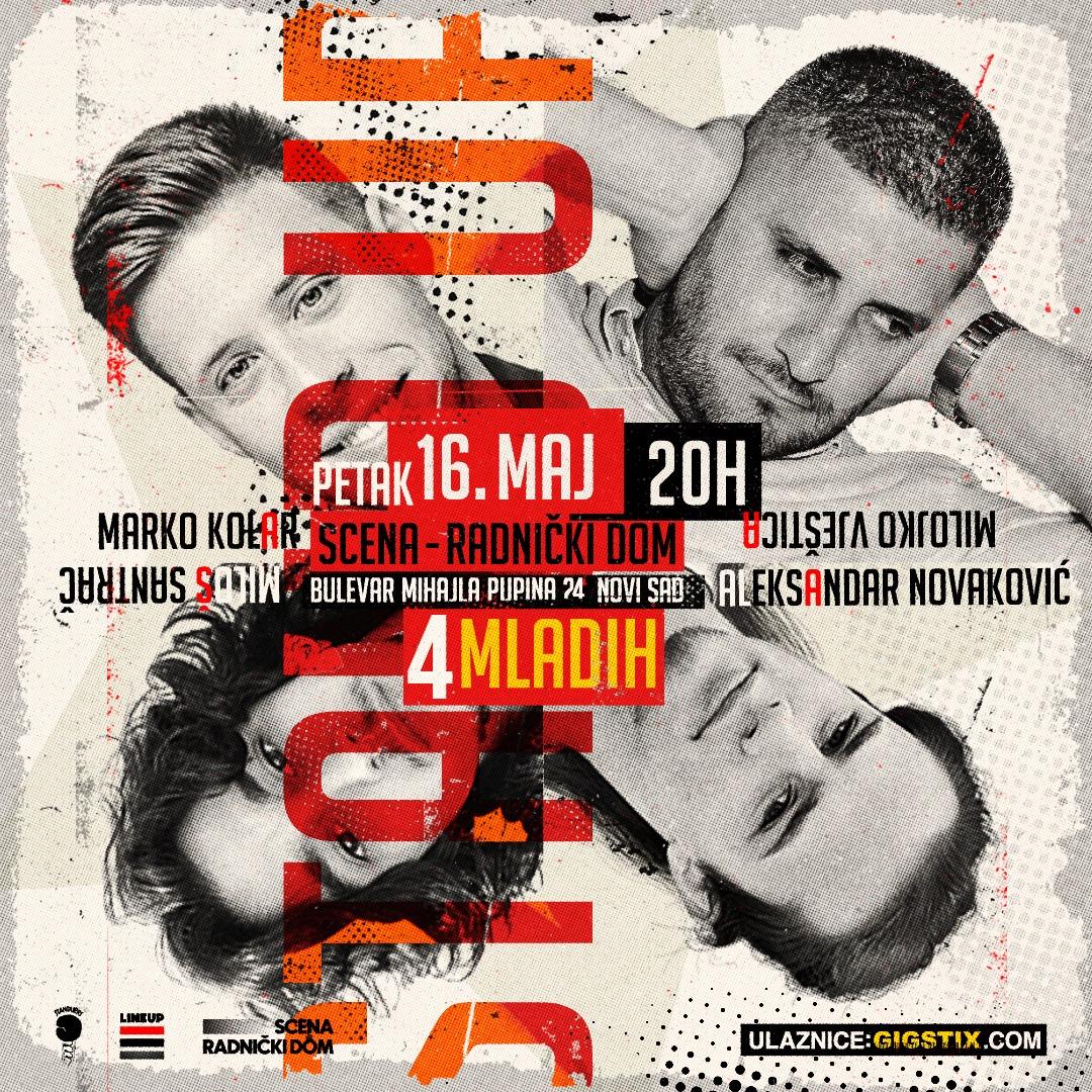 Slika za Nova snaga domaćeg stand up-a: Četvorica mladih