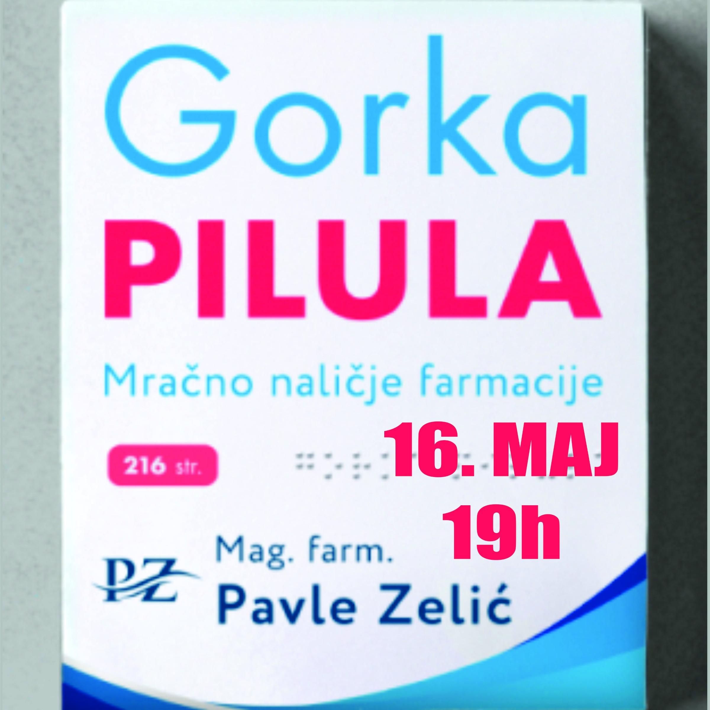 Slika za Promocija knjige Pavla Zelića „Gorka pilula“