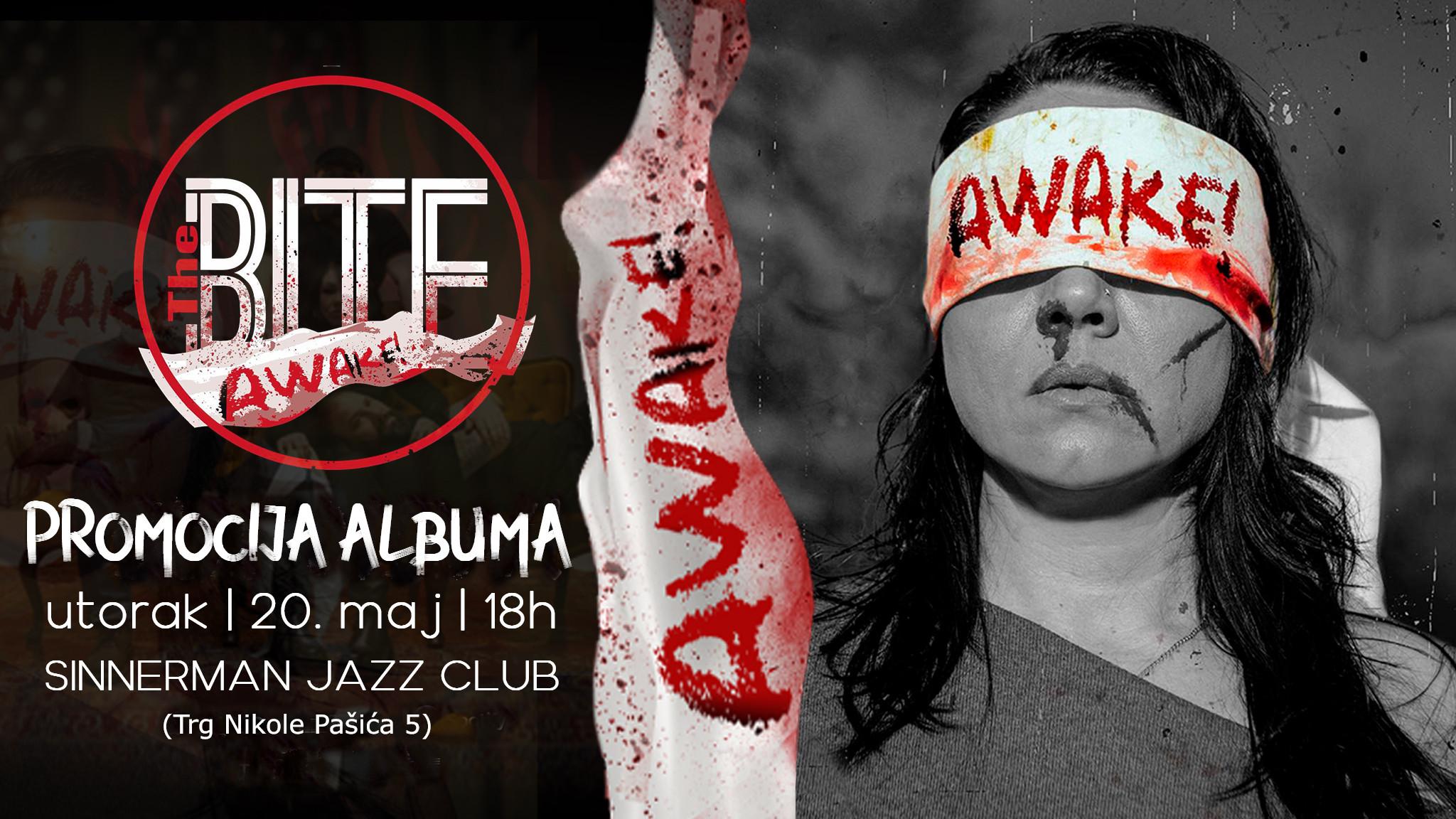 Flajer za Promocija albuma AWAKE! grupe The Bite