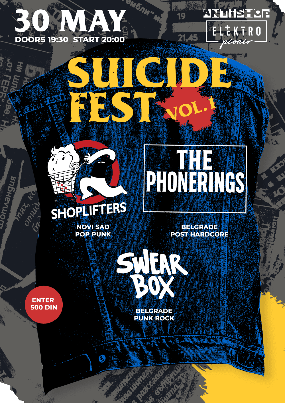 Flajer za Suicide Fest
